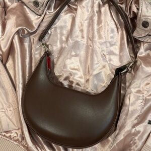 Brown Leather Shoulder Bag